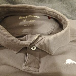 Tommy Bahama Gray Polo Shirt for Men